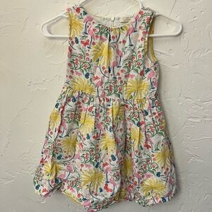 Mini Boden Floral and Flamingo Print